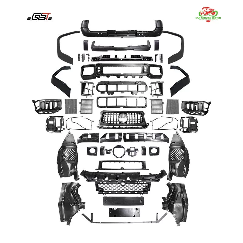 Bộ nâng cấp cản và lưới tản nhiệt chuyển đổi G-Class W464 lên mẫu G63 W465 cho Mercedes-Benz G W464 đời 2019–2024