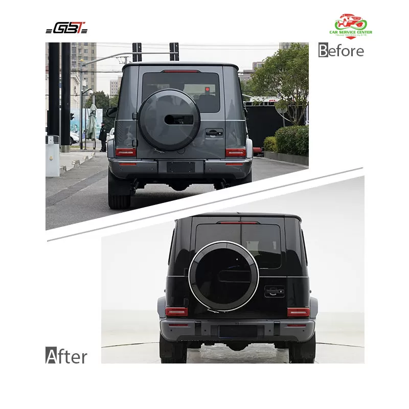 Bộ nâng cấp cản và lưới tản nhiệt chuyển đổi G-Class W464 lên mẫu G63 W465 cho Mercedes-Benz G W464 đời 2019–2024