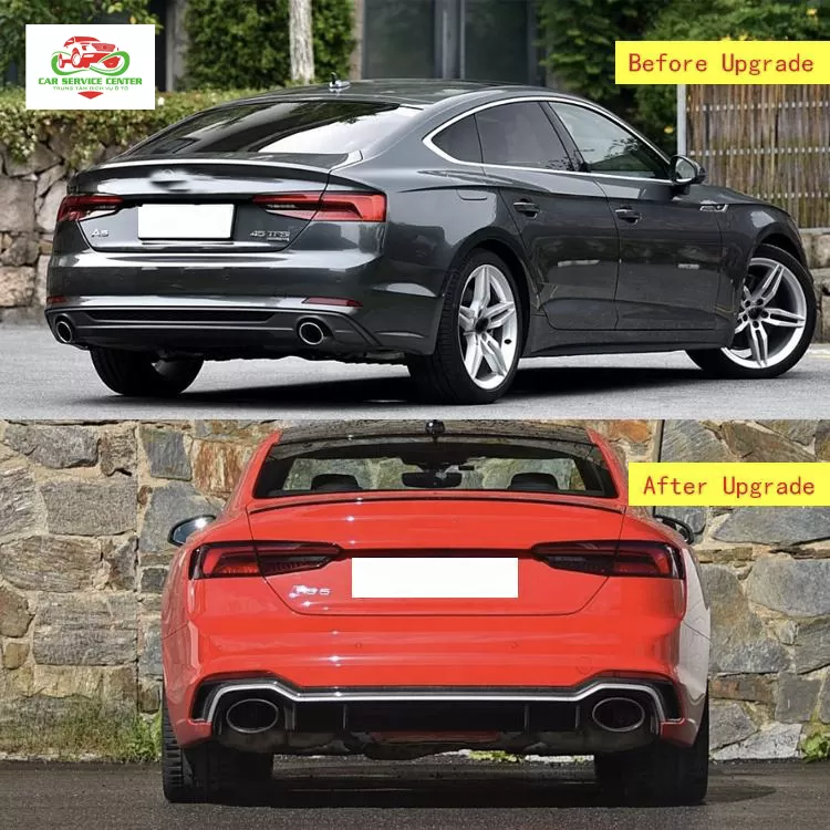 Bộ nâng cấp đèn hậu, cản, lưới tản nhiệt và body kit cho Audi A5S5RS5 đời 2017–2020, phụ tùng ô tô tình trạng mới, dùng cho vị trí trước