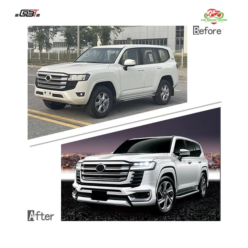 Bộ nâng cấp LC300 GX phong cách Modellista – bao gồm cản, ốp vè và chắn bùn, phù hợp cho mẫu Toyota Land Cruiser 300 GX từ năm 2021