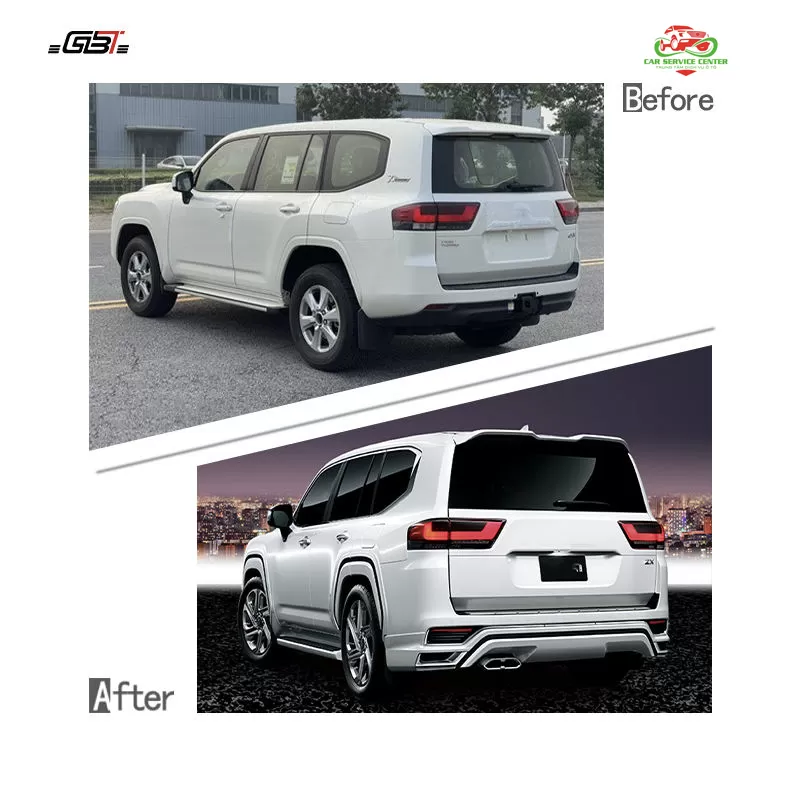 Bộ nâng cấp LC300 GX phong cách Modellista – bao gồm cản, ốp vè và chắn bùn, phù hợp cho mẫu Toyota Land Cruiser 300 GX từ năm 2021