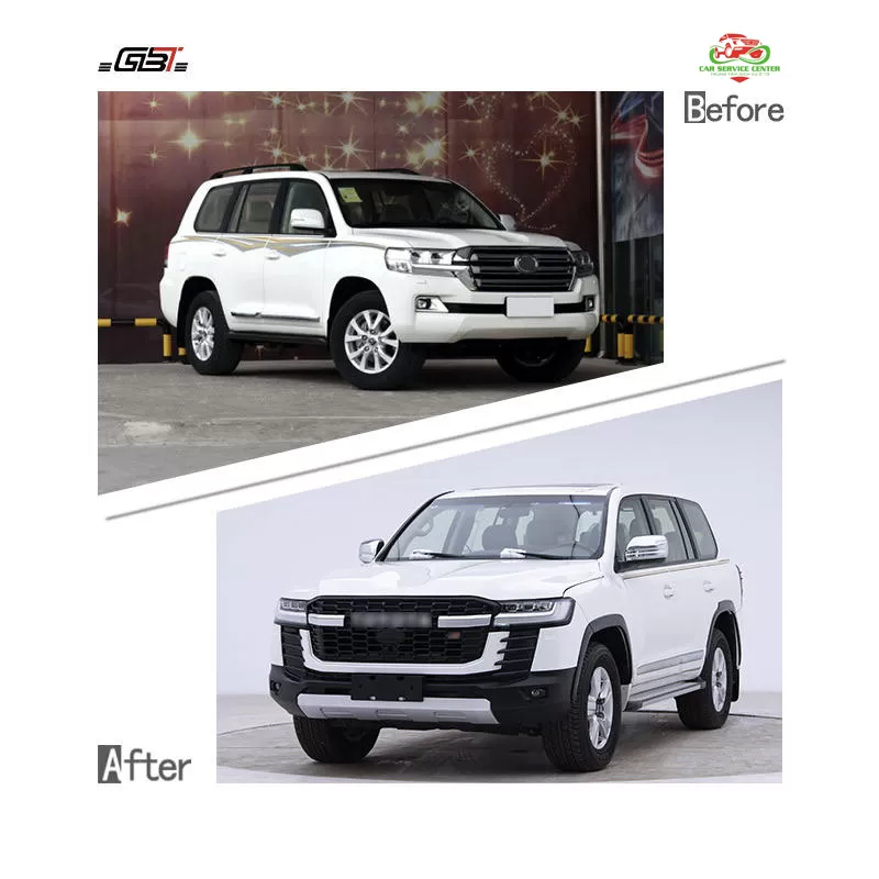 Bộ nâng cấp thân xe LC200 lên mẫu LC300 – Bộ chuyển đổi cản ngoại thất cho Toyota Land Cruiser 200 (2008–2020)