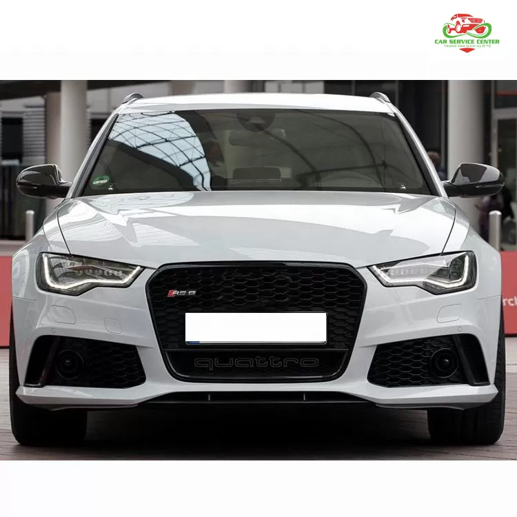 Body kit Audi A6/S6 C7 chất lượng cao mới cho đời 2012–2015, bao gồm cản trước, lưới tản nhiệt và lip khuếch tán sau, lắp đặt plug-and-play để nâng cấp