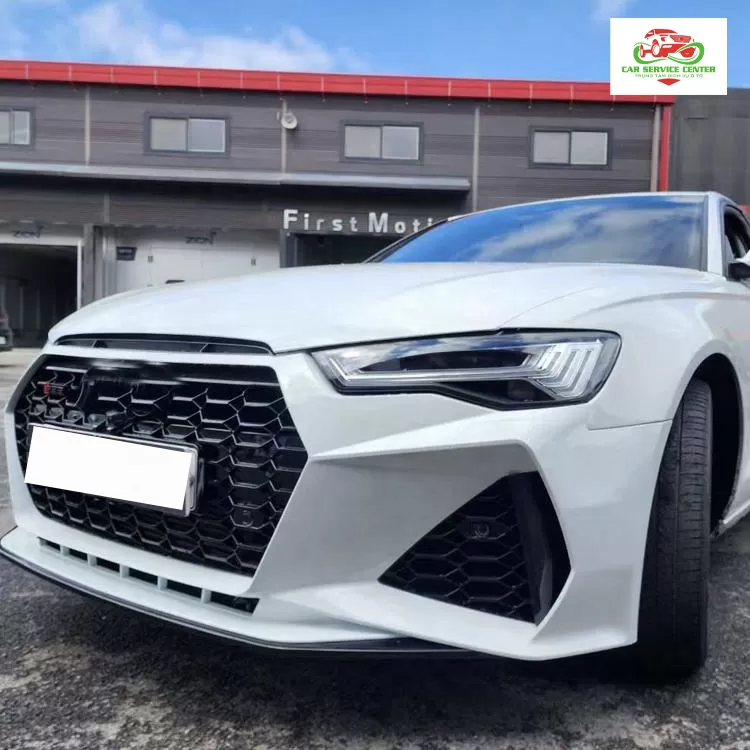 Cản trước, đèn pha, đèn hậu, cản sau, diffuser, nắp capo, body kit cho Audi A6 C7 đời 2012–2018, nâng cấp lên body kit 2024