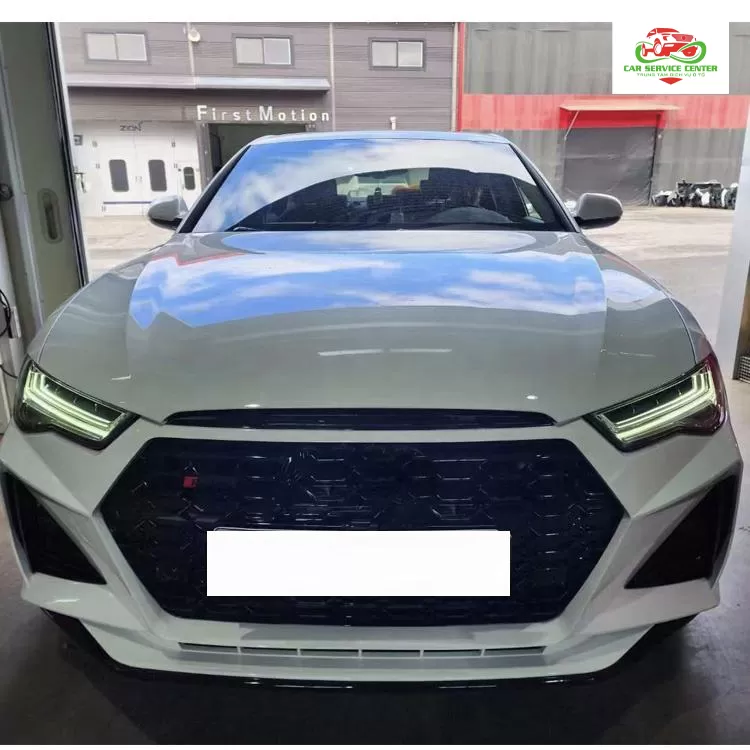 Cản trước, đèn pha, đèn hậu, cản sau, diffuser, nắp capo, body kit cho Audi A6 C7 đời 2012–2018, nâng cấp lên body kit 2024