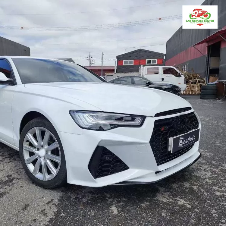 Cản trước, đèn pha, đèn hậu, cản sau, diffuser, nắp capo, body kit cho Audi A6 C7 đời 2012–2018, nâng cấp lên body kit 2024