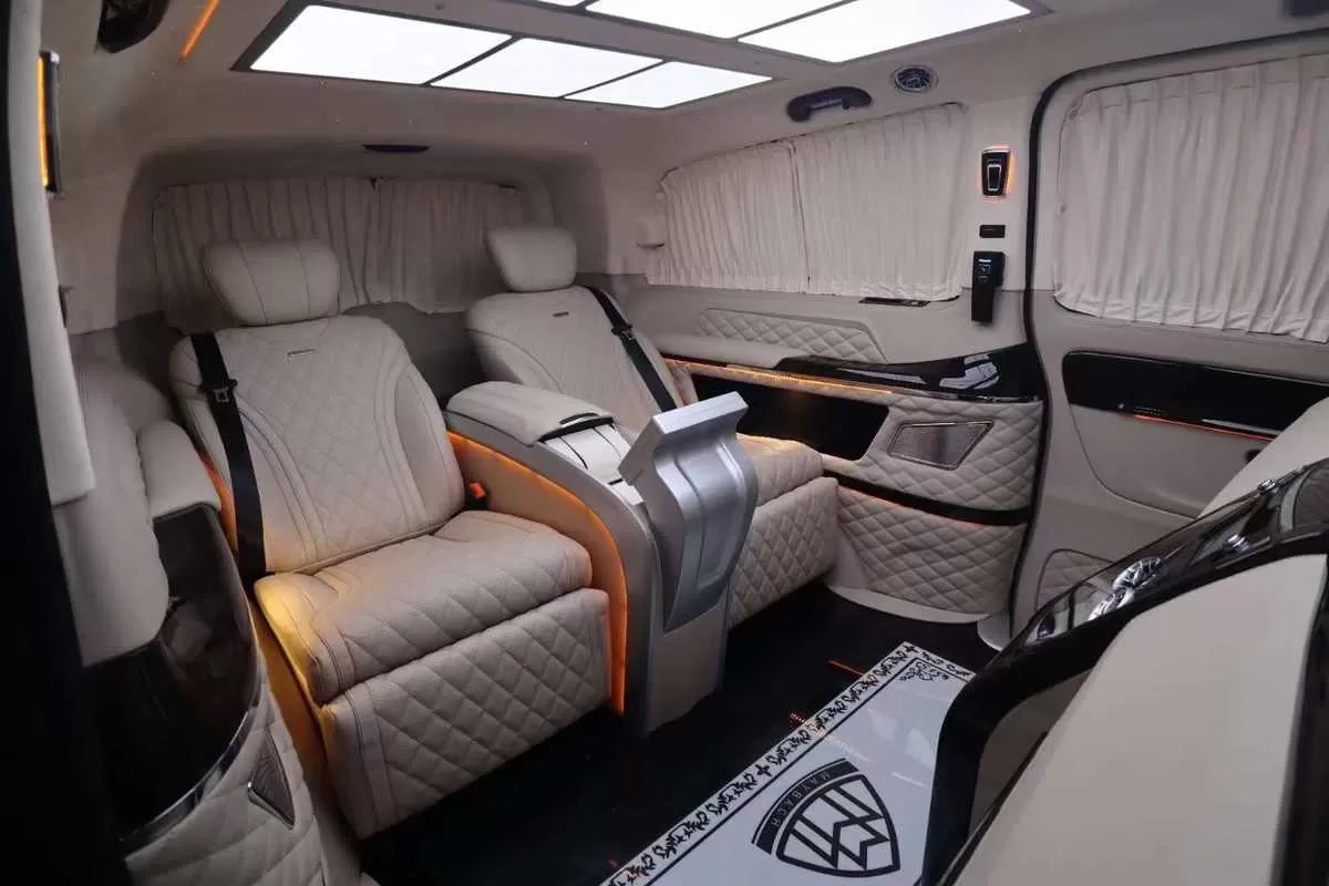 Ghế hàng không VIP cao cấp cho các mẫu Mercedes V-Klasse W447, Vito, V220d, V250, V260, V300 - Phụ kiện nội thất sang trọng 2025 cho V-Class