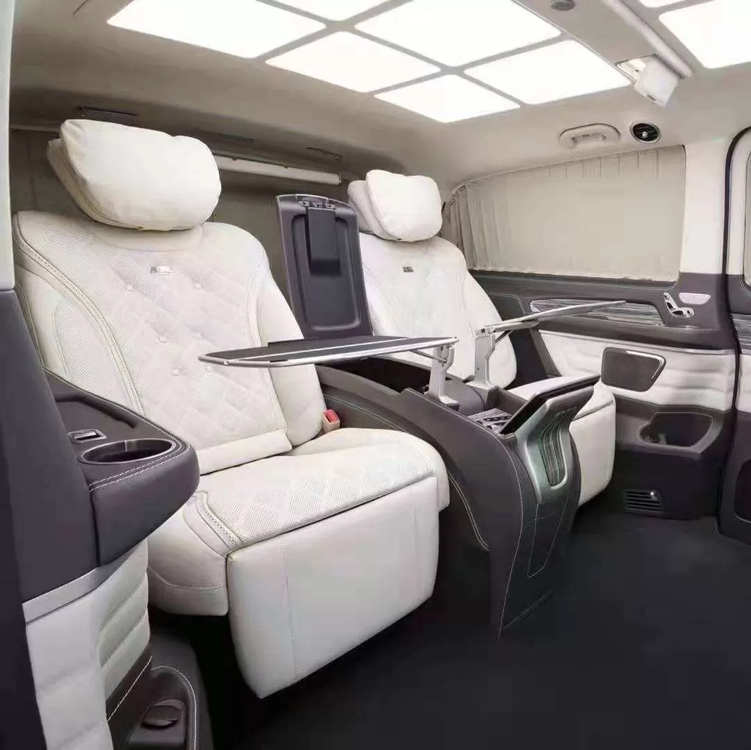 Ghế hàng không VIP cao cấp, êm ái, sản xuất tại nhà máy sang trọng cho các mẫu Mercedes-Benz Vito, V-Class, V260, V250, V300 - Sản phẩm bán chạy năm 2025