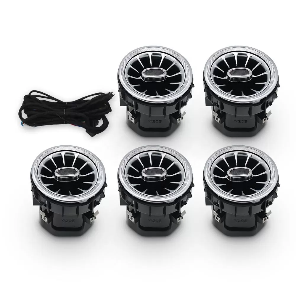 Đèn trang trí nội thất xe hơi, lỗ thông gió tuabin, đèn LED trang trí W205, đèn viền xung quanh cho Mercedes-Benz W205 X253