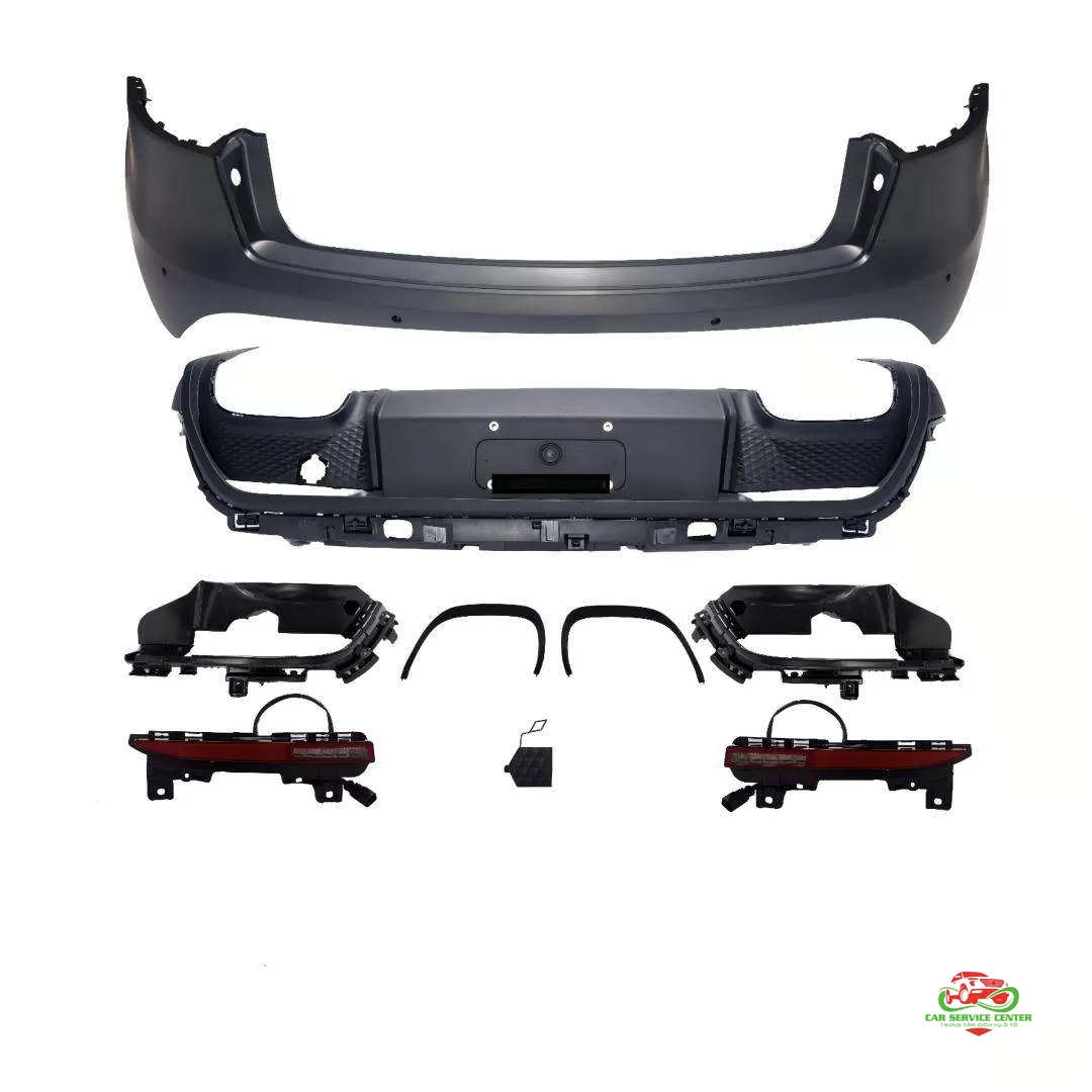 Nâng cấp body kit và đèn trước/đèn hậu cho Porsche Macan đời 2014–2021 lên kiểu dáng 2023