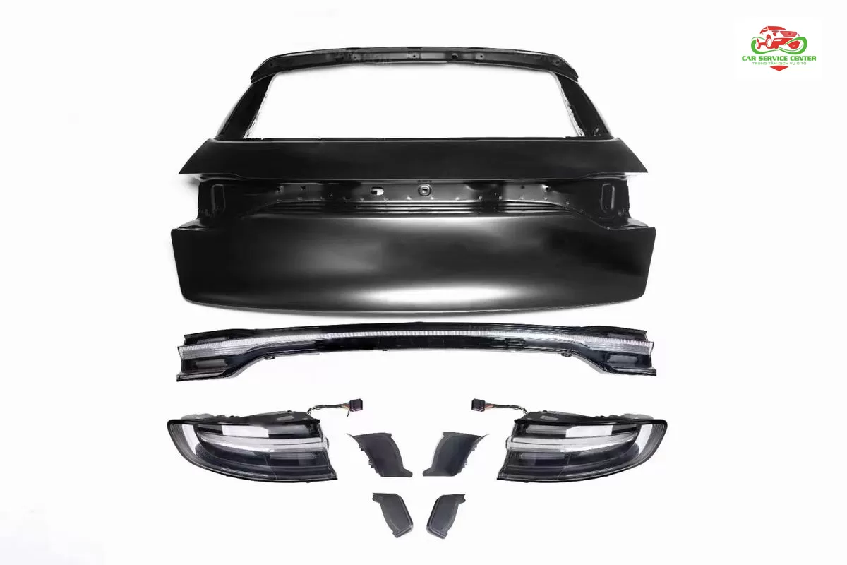 Nâng cấp body kit và đèn trước/đèn hậu cho Porsche Macan đời 2014–2021 lên kiểu dáng 2023