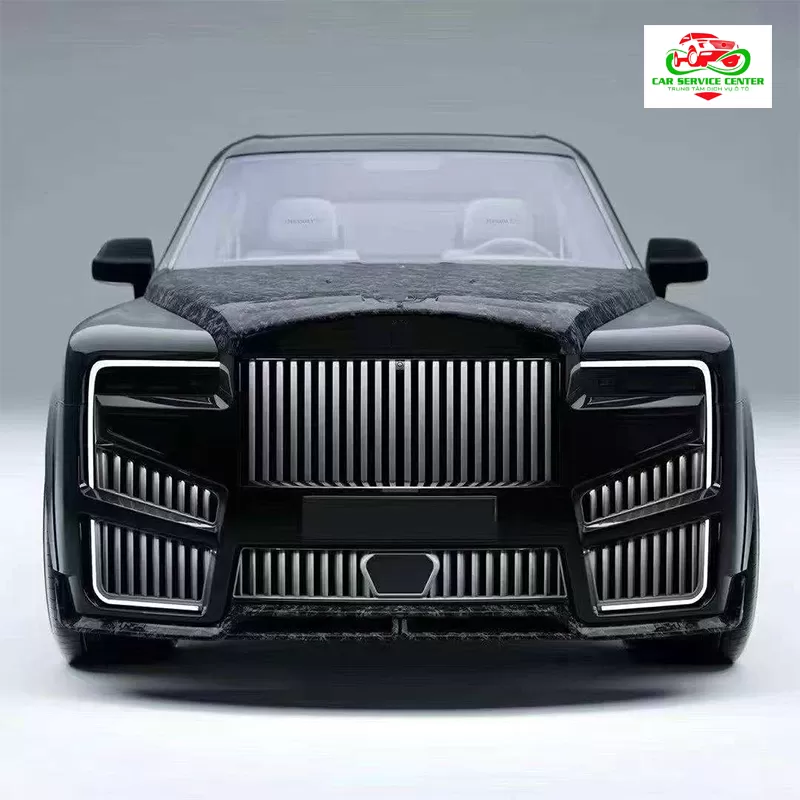 Rolls-Royce Cullinan 2025 – Bộ body kit sợi carbon khô cao cấp phong cách MSY, gồm nắp capo và ốp sườn