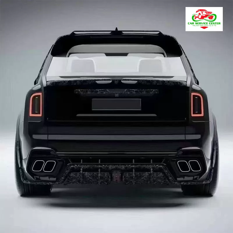 Rolls-Royce Cullinan 2025 – Bộ body kit sợi carbon khô cao cấp phong cách MSY, gồm nắp capo và ốp sườn