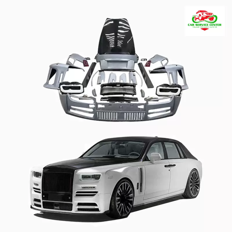 Rolls-Royce Phantom – bộ body kit chất lượng cao gồm cản xe, ốp sườn và nắp capo