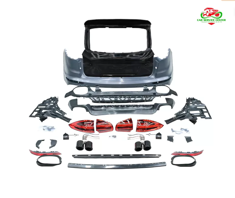 Bộ kit phía sau để nâng cấp Porsche Cayenne đời 2011–2014 lên kiểu dáng Cayenne GTS 2015–2017