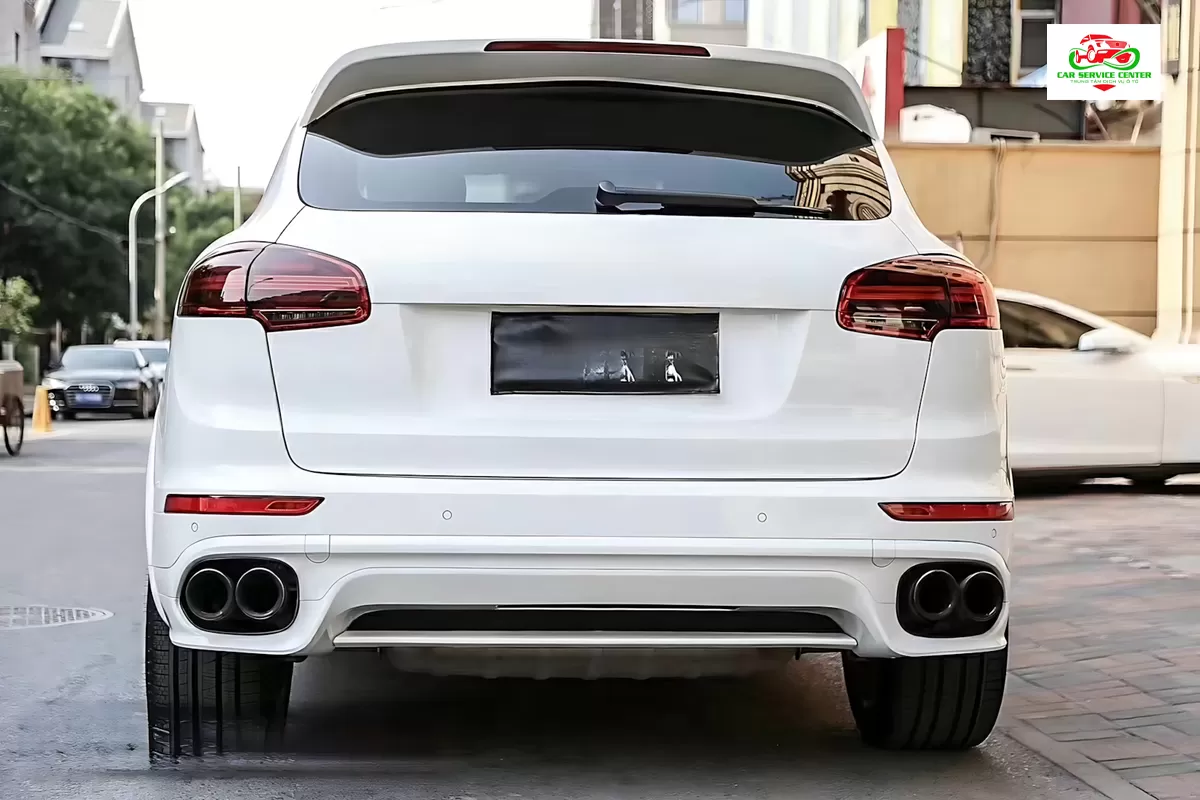 Bộ kit phía sau để nâng cấp Porsche Cayenne đời 2011–2014 lên kiểu dáng Cayenne GTS 2015–2017