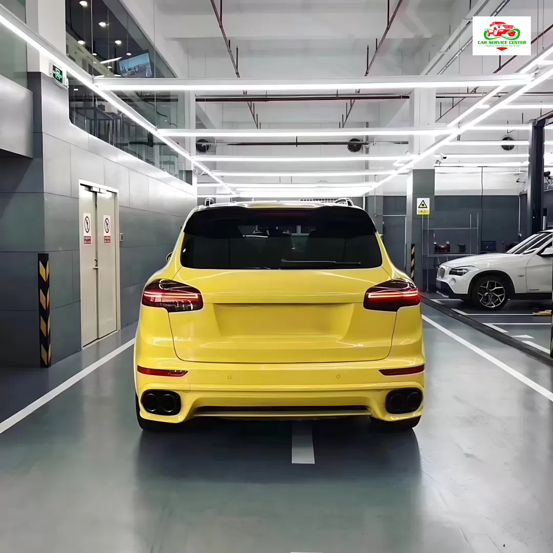 Bộ kit phía sau để nâng cấp Porsche Cayenne đời 2011–2014 lên kiểu dáng Cayenne GTS 2015–2017