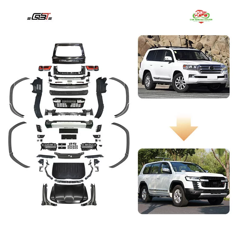 Bộ nâng cấp thân xe LC200 lên mẫu LC300 – Bộ chuyển đổi cản ngoại thất cho Toyota Land Cruiser 200 (2008–2020)
