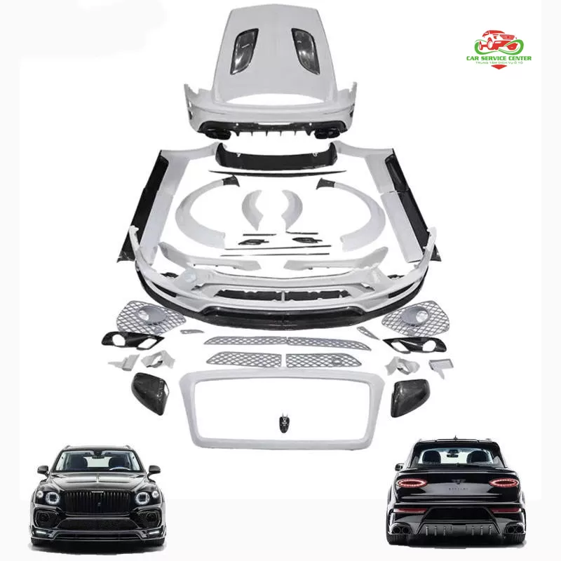 Bộ phụ kiện ô tô Bentley Bentayga 2020–2024 – Bộ body kit cản trước phong cách MYS bằng sợi carbon