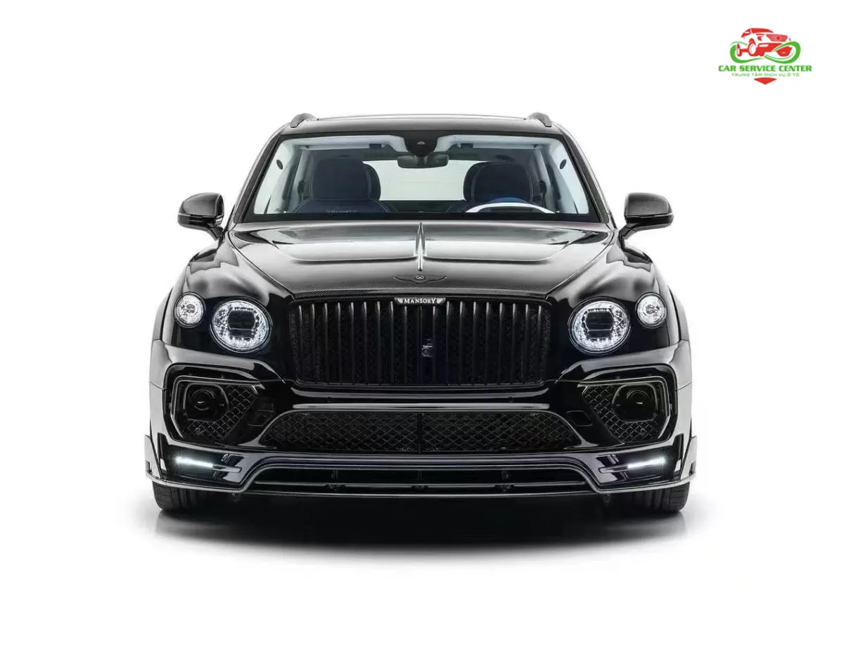 Bộ phụ kiện ô tô Bentley Bentayga 2020–2024 – Bộ body kit cản trước phong cách MYS bằng sợi carbon