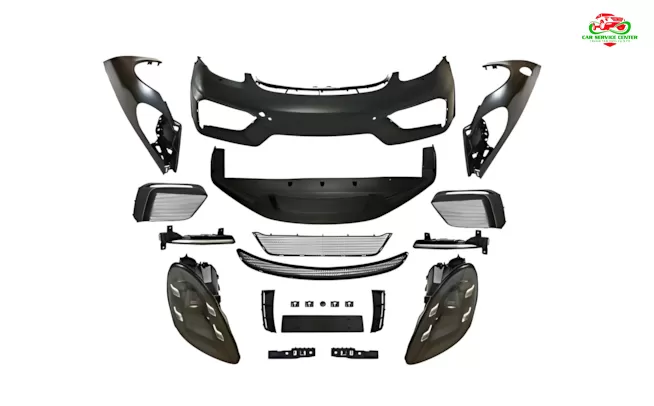 Bodykit thiết kế GT4 bằng nhựa PP cho Cayman/Boxster 981 (2012–2016), gồm cản xe, ốp vè… nâng cấp chuyển đổi ngoại hình lên kiểu dáng 718