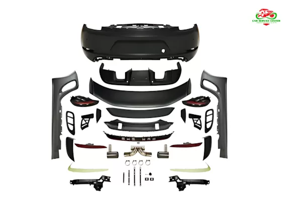 Bodykit thiết kế GT4 bằng nhựa PP cho Cayman/Boxster 981 (2012–2016), gồm cản xe, ốp vè… nâng cấp chuyển đổi ngoại hình lên kiểu dáng 718