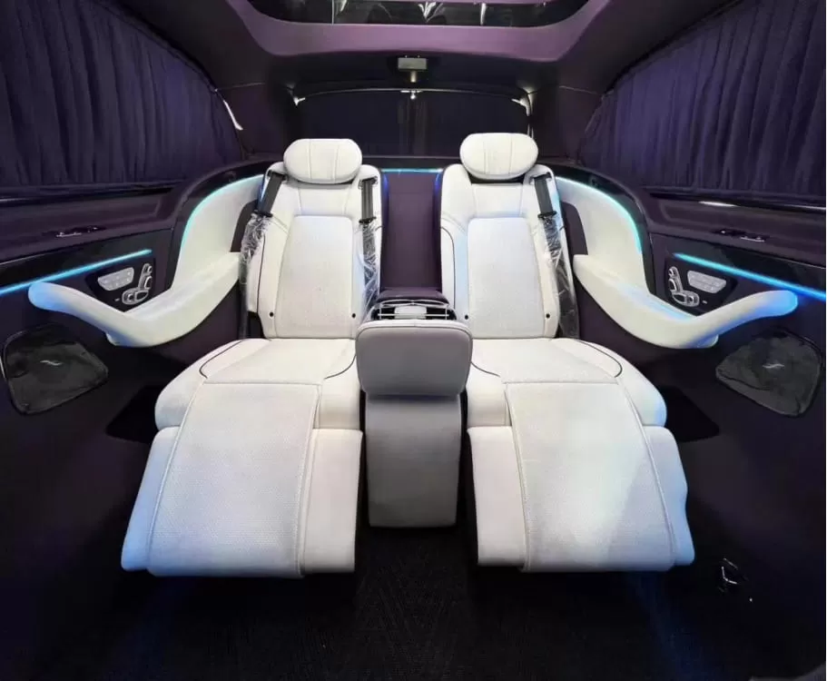 Ghế sofa VIP cao cấp cho các mẫu Mercedes V-Klasse W447, V-Class, Vito, V220d, V250, V260, V300 - Phụ kiện nội thất nâng cấp mới