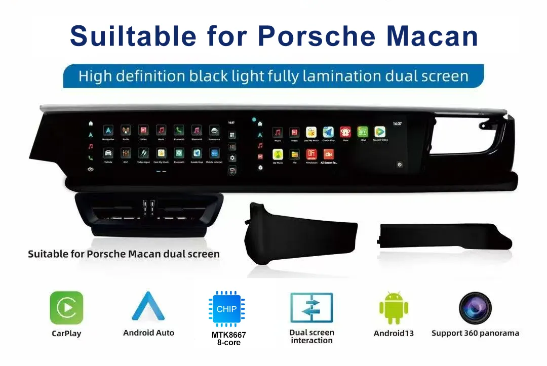 NÂNG CẤP MÀN ANDROI TRUNG TÂM TAPLO CHO PORSCHE MACAN 2013-2017