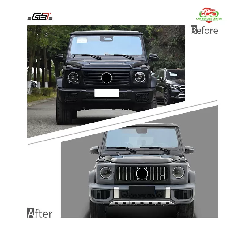 Phụ kiện nâng cấp cản và lưới tản nhiệt mẫu G63 W465 cho Mercedes-Benz G-Class đời 2024 trở đi